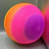 22CM playground ball rainbow style PVC American grass ball children's toy Inflatable outdoor sports patting ball printing Specification image